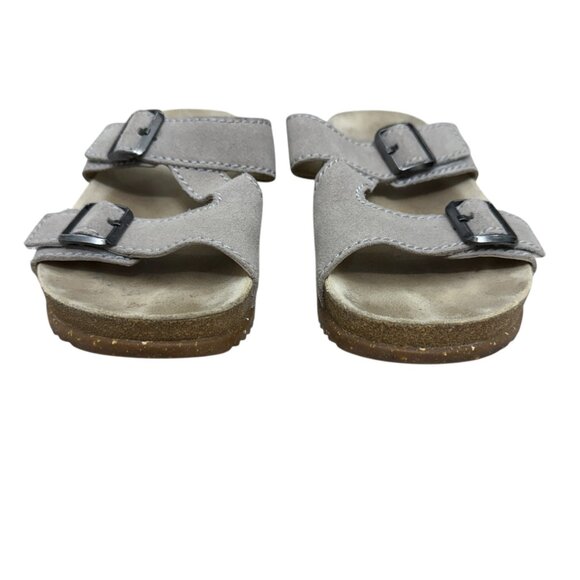 DANSKO Dayna Vibram Gray Suede Slide Sandals shoes Women’s Size 38 US 8 - Picture 3 of 10